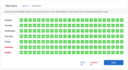 Choose one to connect and start working