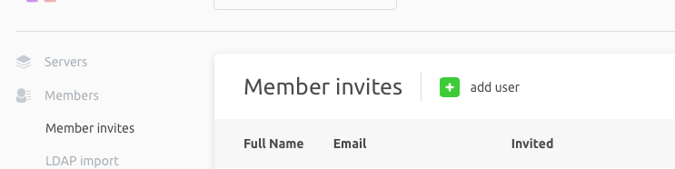 Add user to company.
