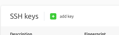 Add Keys to profile.